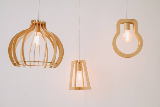 istock Shining Electrical Chandeliers Set Copyspace Photo 1288615283