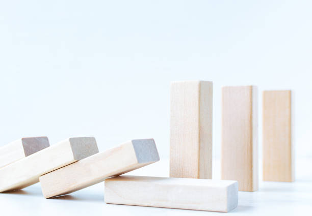 istock imbalance concept on wooden blocks with place for text 1288619720