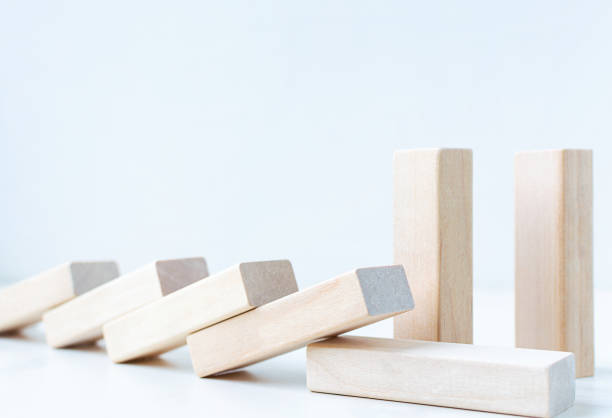 istock imbalance concept on wooden blocks with copy space 1288619721