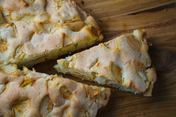 istock Traditional apple pie baked in a home oven. 1288622174