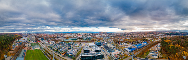 panorama of the city of Gdynia