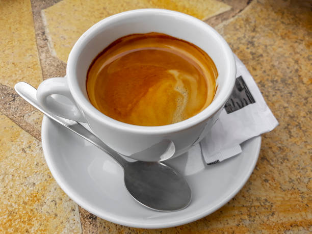 istock Black coffee on Spain's island of Mallorca. 1288624259