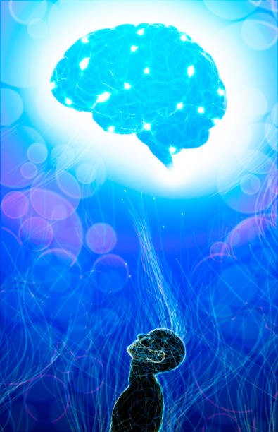 istock Digital consciousness, brain potential. Ideas and innovation. Free your mind. Synapses. Human anatomy and brain 1288625451