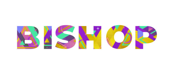 istock Bishop Concept Retro Colorful Word Art Illustration 1288625491