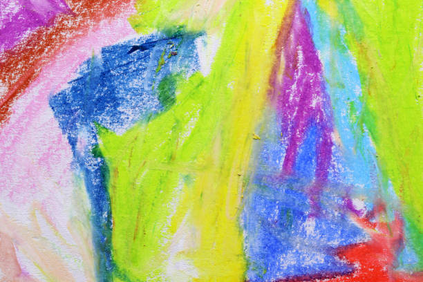 istock abstract colorful crayon background hand painting 1288626527
