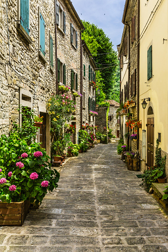 Beautiful small street provincial Italy