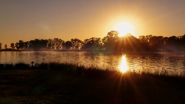 istock Sunrise at Lobos lake 1288627085