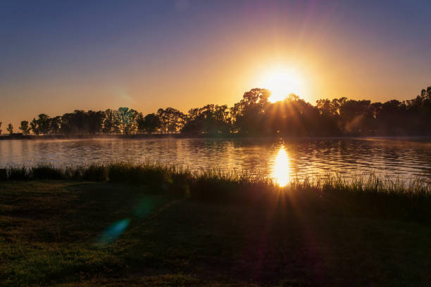 istock Sunrise at Lobos lake 1288627094