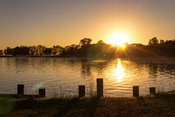 istock Sunrise at Lobos lake 1288627275