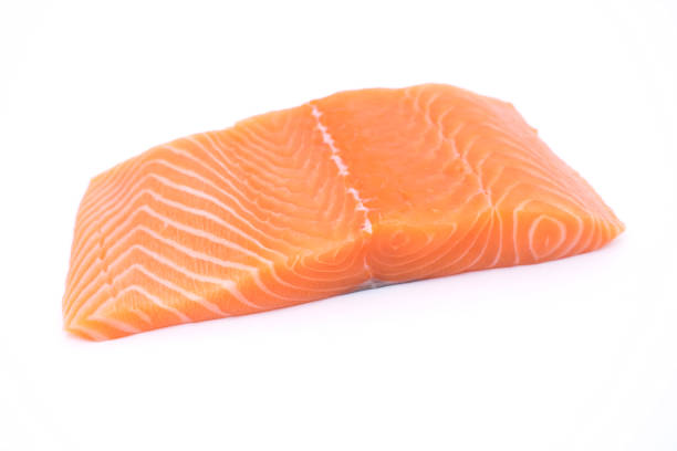 istock fresh raw salmon fillets isolated on white background 1288627480