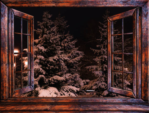 istock the window is covered with ice frost 1288629372