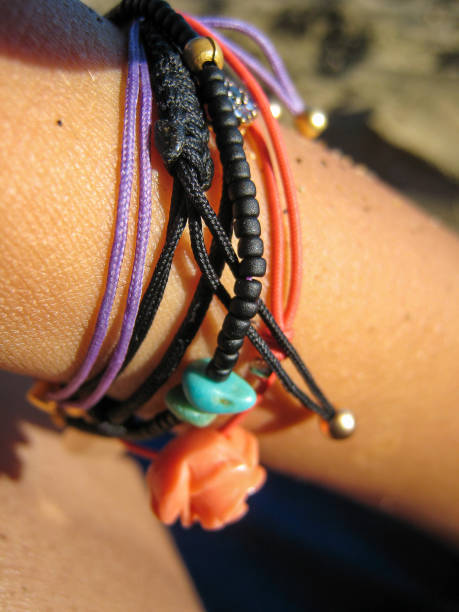 istock Ornaments and sand on girl's hand 1288630302