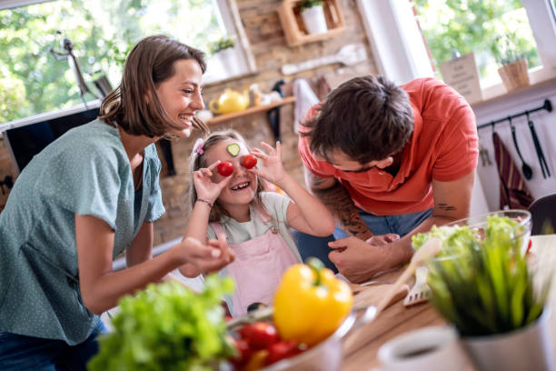 istock Family having fun in kitchen 1288630515
