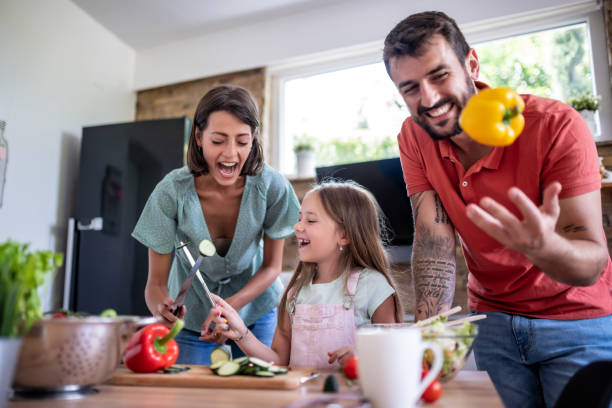 istock Family having fun in kitchen 1288630731