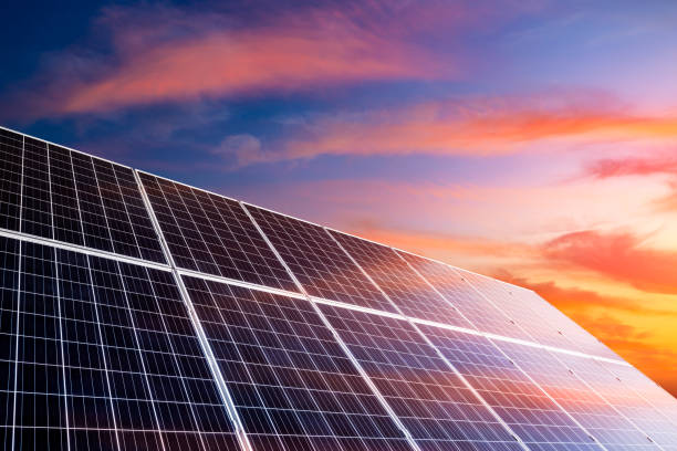 Solar power panels and natural landscape in sunny summer,China Solar power panels and natural landscape in sunny summer, Asia brics photos stock pictures, royalty-free photos & images