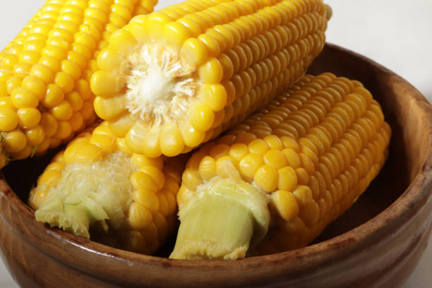 istock Cooked corn,  healthy vegan snack 1288631187