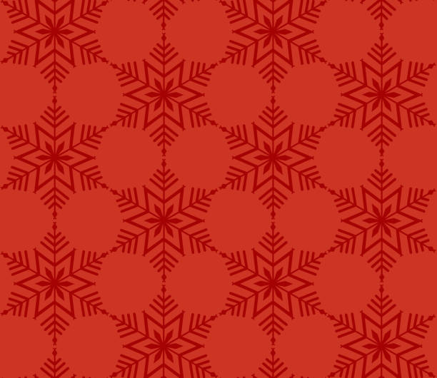 weihnachten rot nahtlose muster - christmas pattern stock-grafiken, -clipart, -cartoons und -symbole