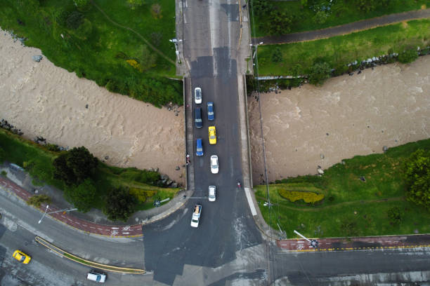 istock Top view of a bridge 1288632665