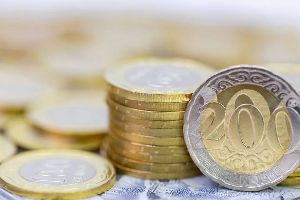 istock Kazakhstani tenge coins 1288635642
