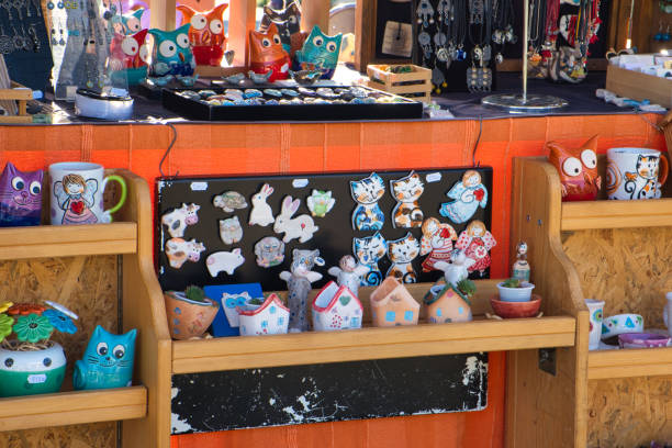 holiday market in Novi Sad, Serbia