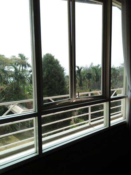 istock Windows siluet with forest on the outside 1288637531