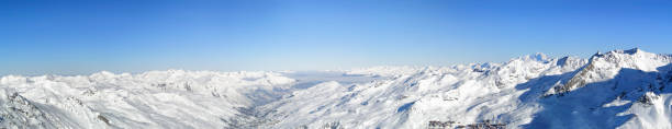 istock French Alps winter panoramic view high up in the snowy mountains 1288638230