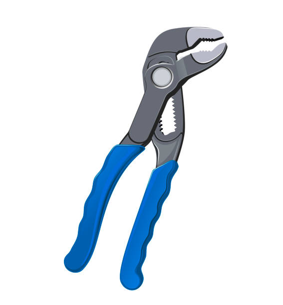 szczypce pompy wodnej - adjustable pliers stock illustrations