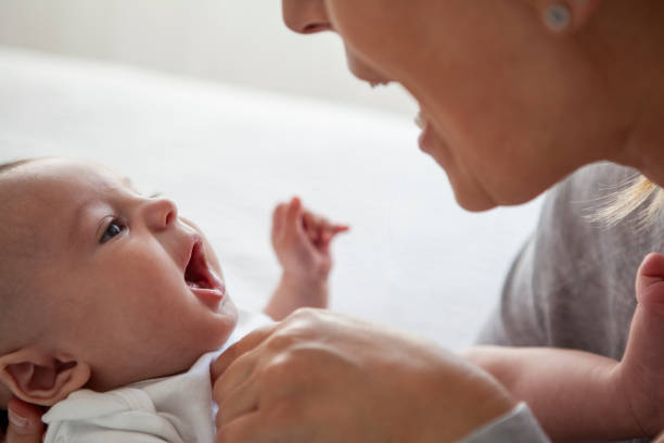 istock Mother playing with her son 1288640382