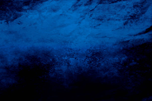 istock Beautiful Abstract Grunge.Decorative Dark Blue Stucco Wall Background. Art Rough stylized texture banner with space for text 1288642455