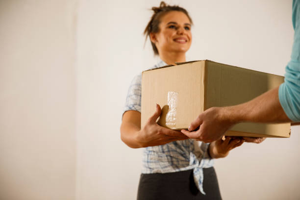 istock Moving in the boxes in their new home 1288648100