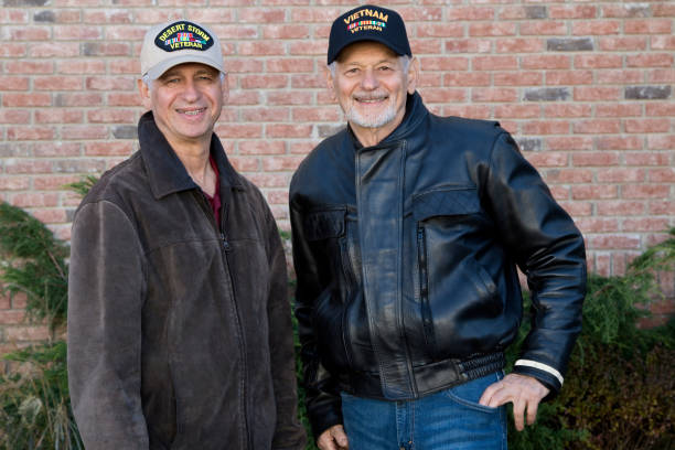 istock Gulf War and Vietnam Veteran standing outdoors looking at camera smiling 1288652350