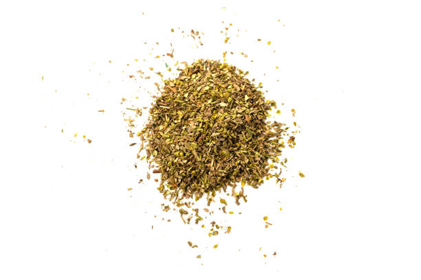 istock Oregano in a bowl isolated. 1288652738