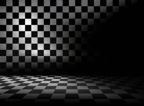 istock checker floor and wall pattern in the room. grunge empty interior design 1288653984
