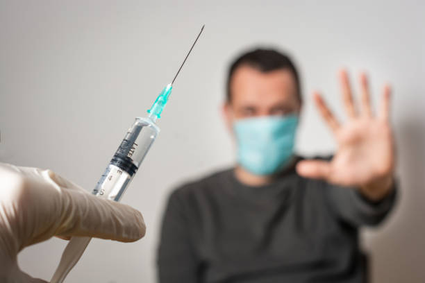 istock No, I don't want to be vaccinated! 1288656669