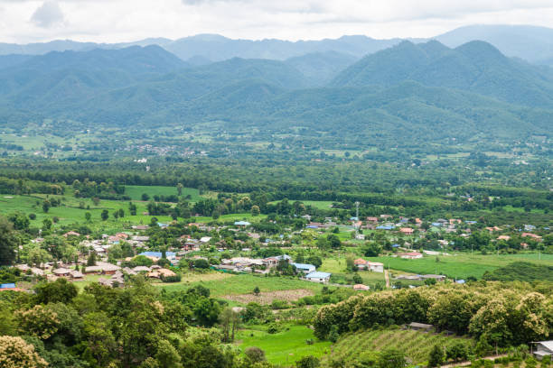 istock The village view from top 1288656798