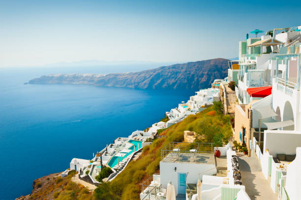 istock White architecture on Santorini island, Greece. 1288658610