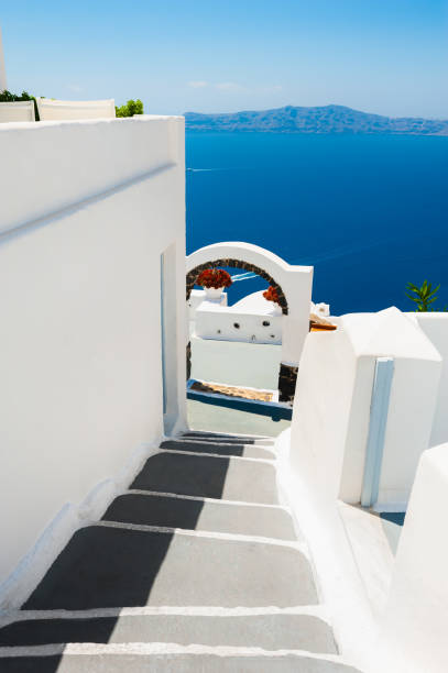 istock White architecture on Santorini island, Greece. 1288658626