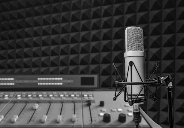 istock professional microphone and sound mixer 1288661436