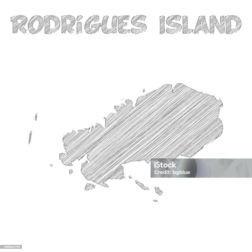 Rodrigues Island Map Hand Drawn On White Background Stock Illustration rodrigues-island-map-hand-drawn-on-white-background-stock-illustration