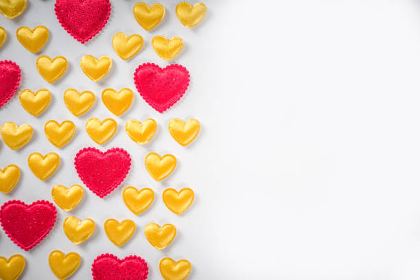 istock Valentine's Day background with hearts 1288663359
