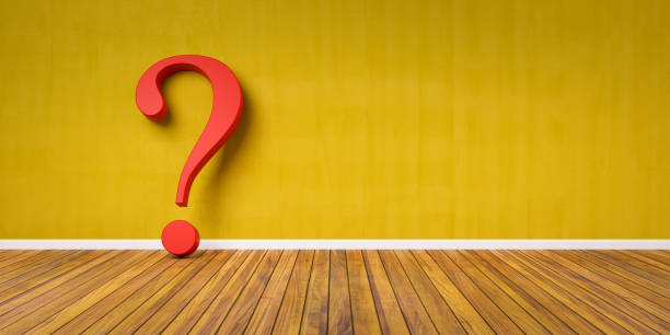 istock White question mark at yellow concrete grunge Wall -3D-Illustration 1288668705