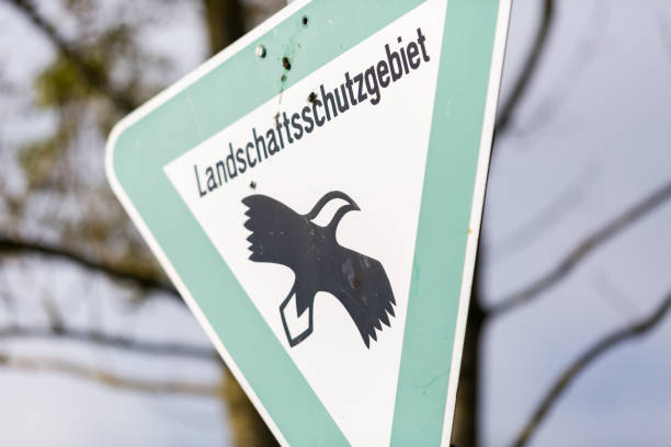 istock View on a Landschaftsschutzgebiet sign 1288669972