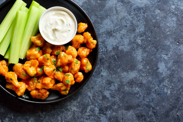 istock Cauliflower buffalo wings 1288670397