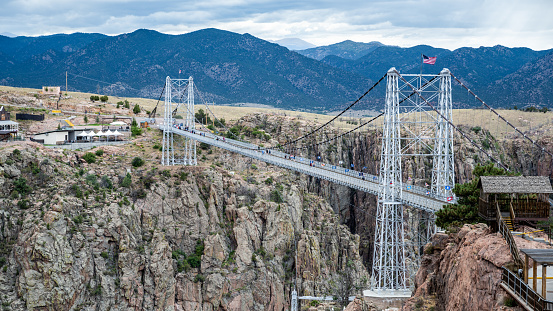 Royal Gorge pedestrian bridge in Colorado