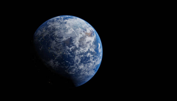 istock Planet earth in view from outer space with copy space for your titles or text. (3D Illustration) 1288673905