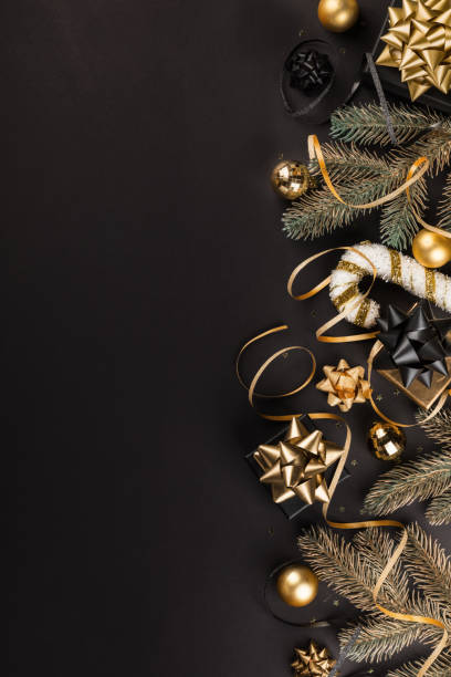 istock Christmas Flat Lay Background.New Year composition.T 1288673987