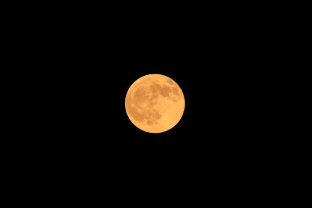 vollmond 30. november 2020 - full moon moon lunar eclipse red stock-fotos und bilder