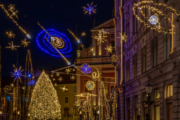 istock Christmas Lights in Ljubljana 1288679093