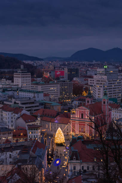 istock Christmas Lights in Ljubljana 1288679121