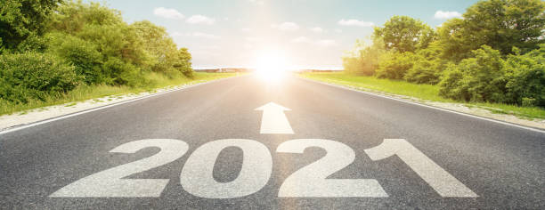 istock Happy New Year Background. Start in 2021 1288680093